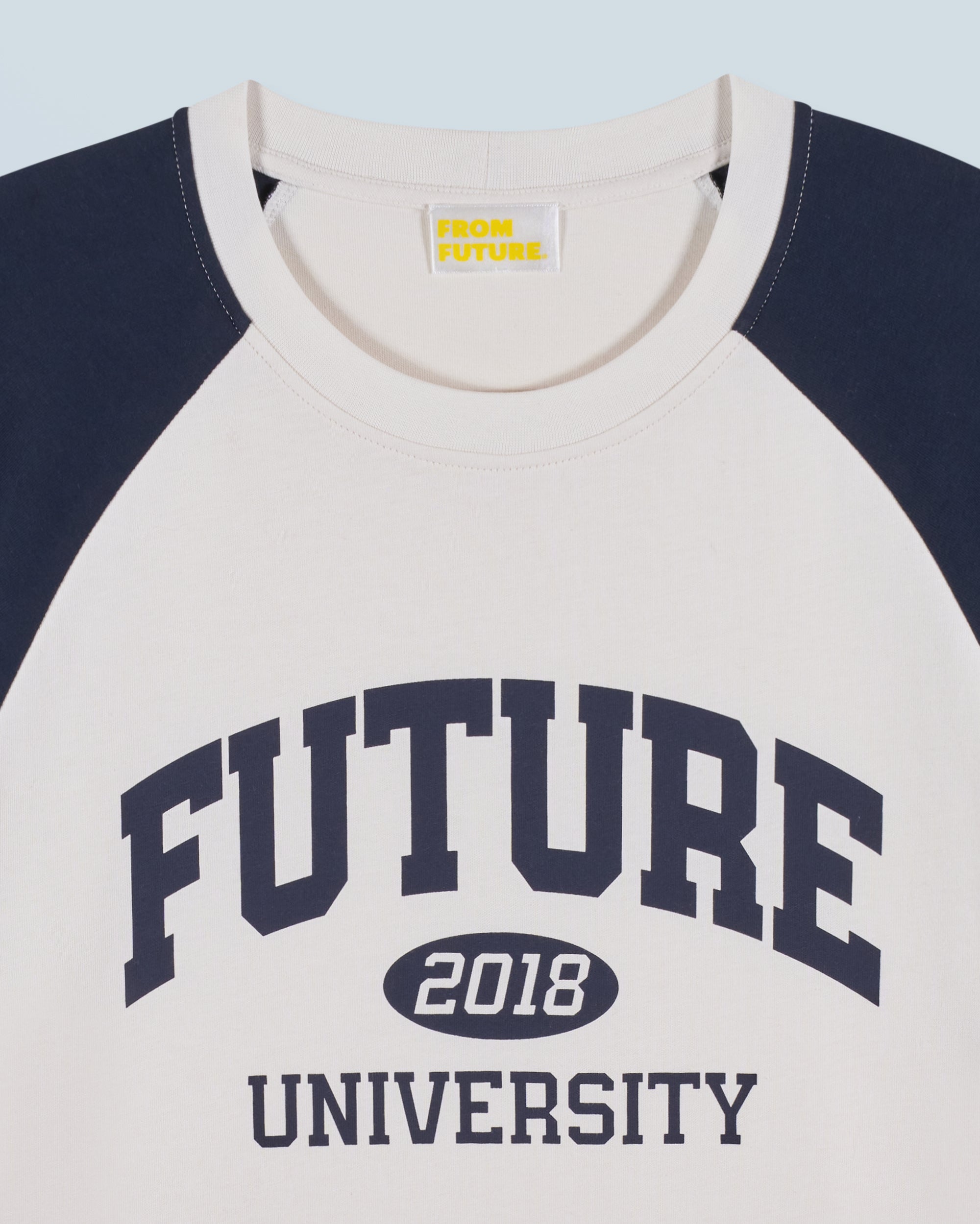 T-shirt à col rond Future University - Sable