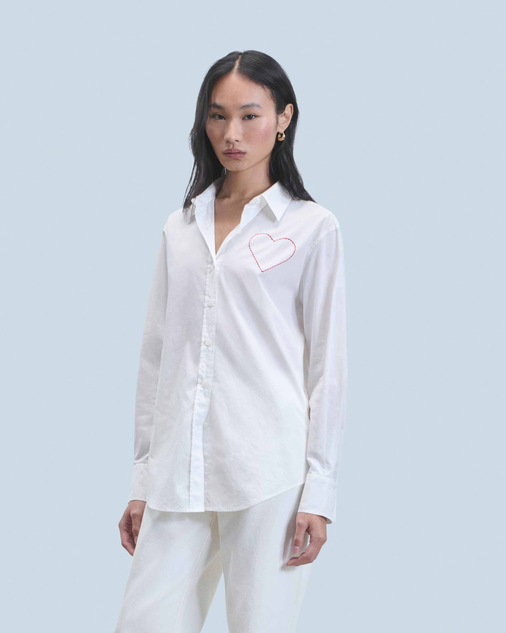 BLANC / NEW / QTY : 14 / Chemise Manches Longues - Blanc