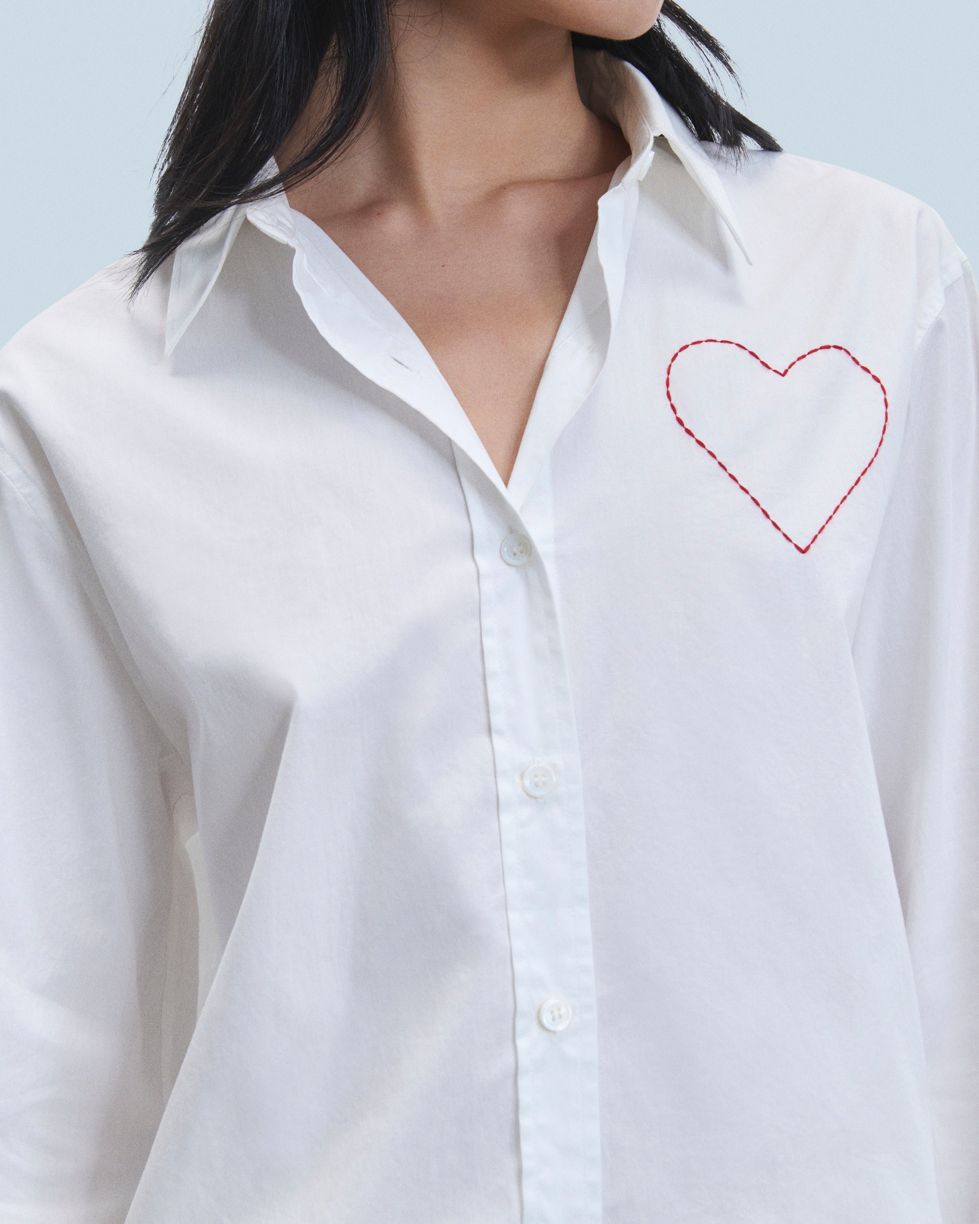 BLANC / NEW / QTY : 14 / Chemise Manches Longues - Blanc