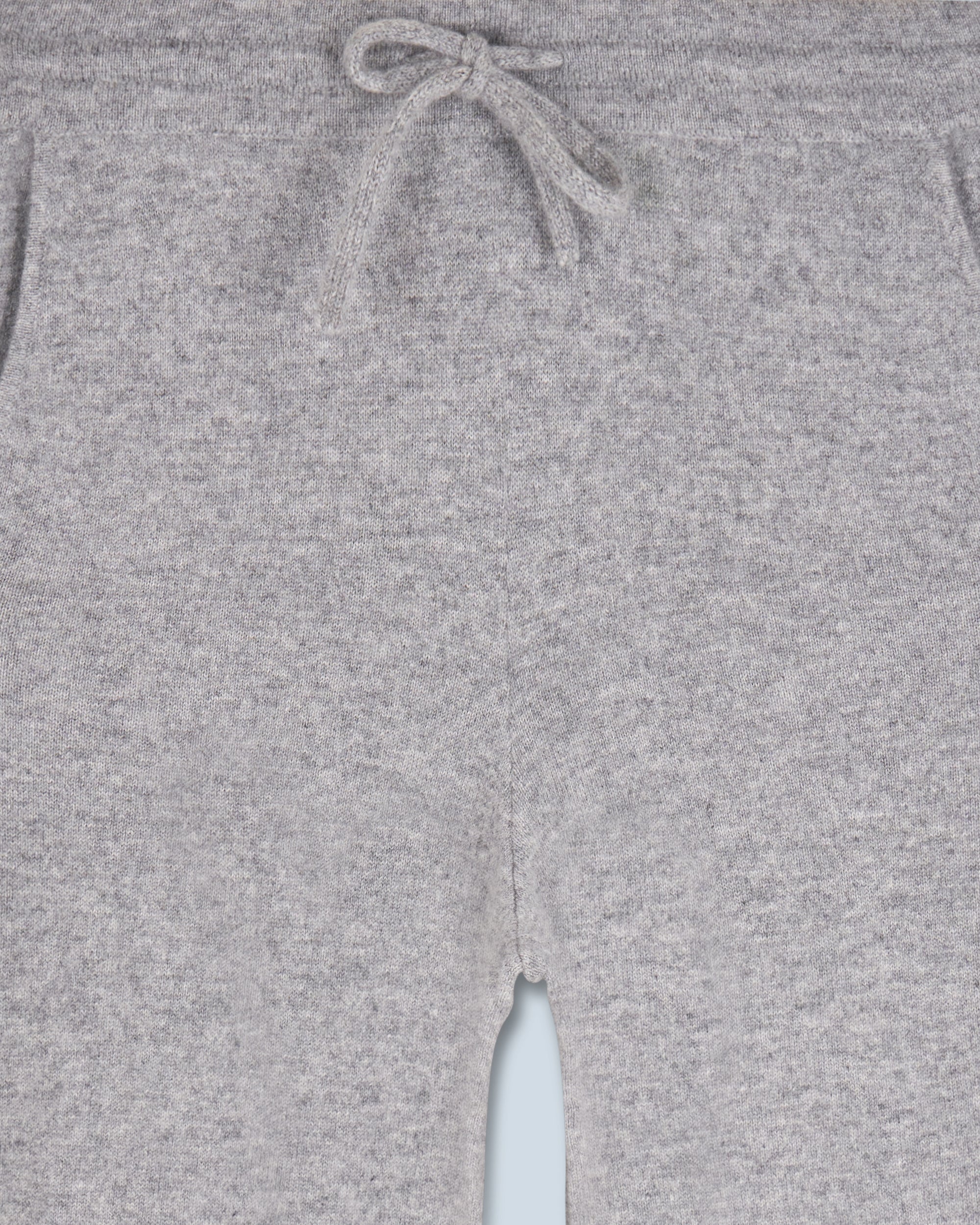 Pantalon de jogging droit en cachemire - Gris Chiné Foncé