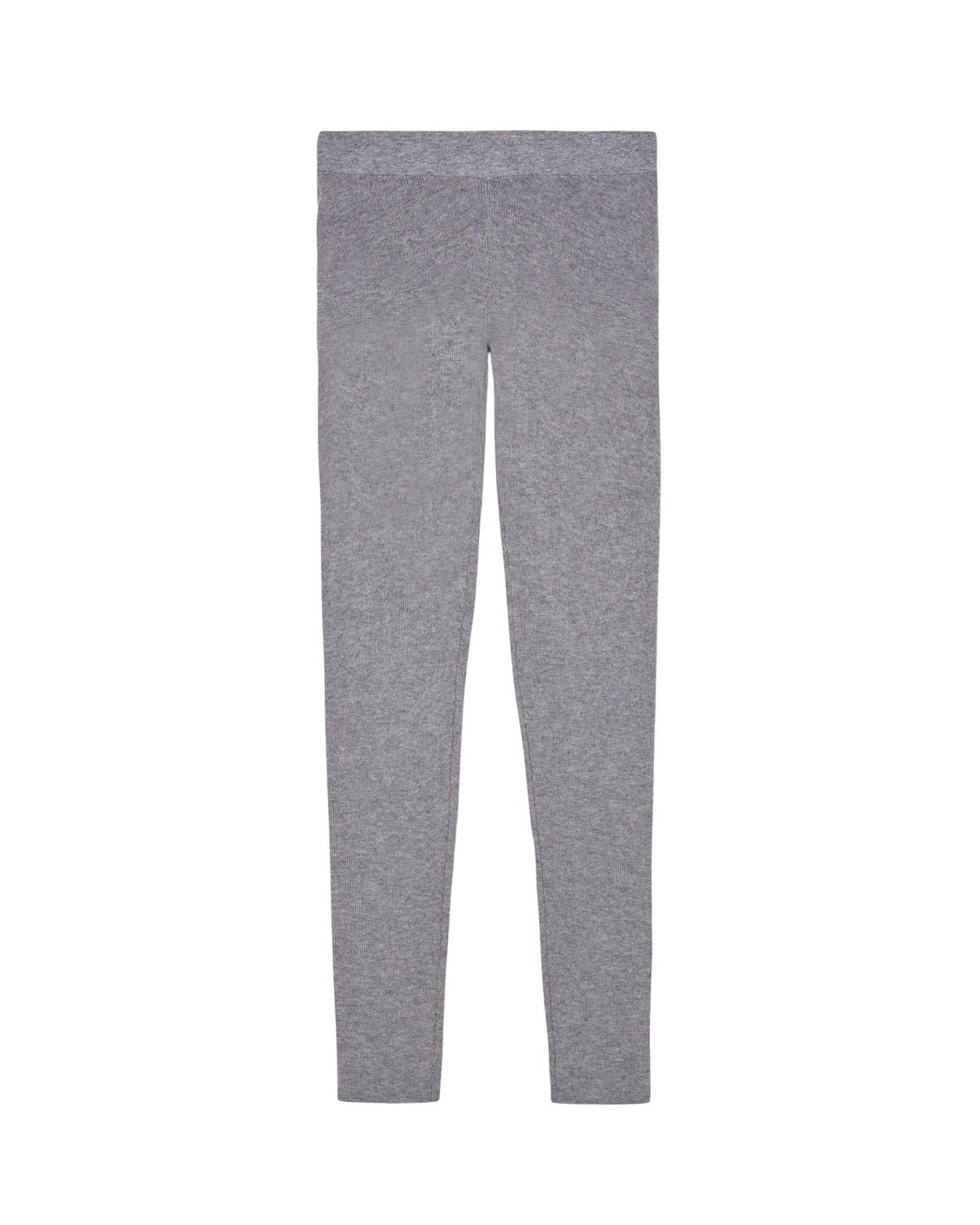 Pantalon de jogging en cachemire - Gris Chiné Foncé