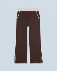 CHOCOLAT / NEW / QTY : 7 / Jogging Large Bicolore - Chocolat