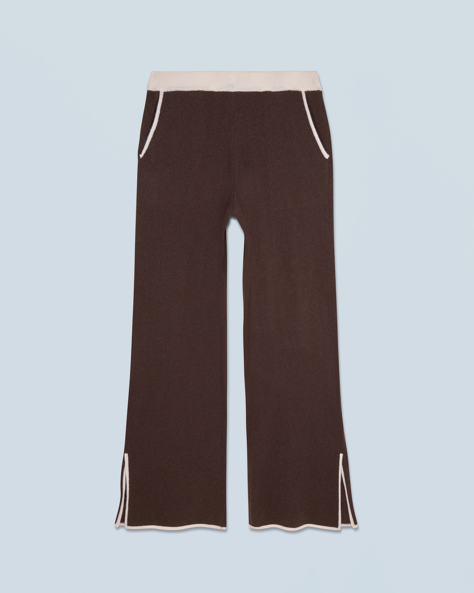 CHOCOLAT / NEW / QTY : 7 / Jogging Large Bicolore - Chocolat
