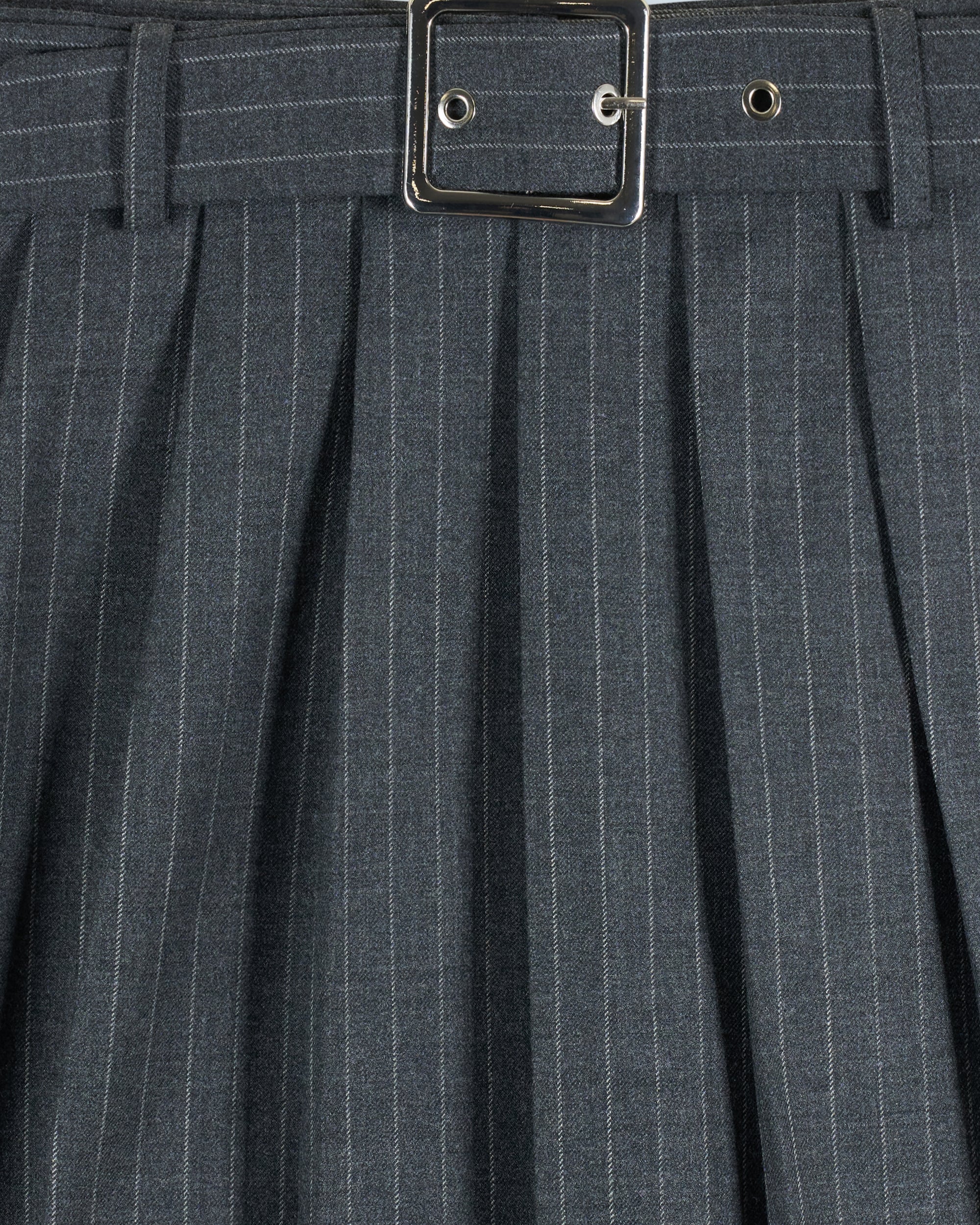 RAYURES GRIS / NEW / QTY : 26 / Jupe Mini Tailoring - Rayures Gris