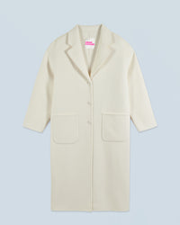 ECRU / NEW / QTY : 27 / Outerwear Manteau Long Double Face - Ecru