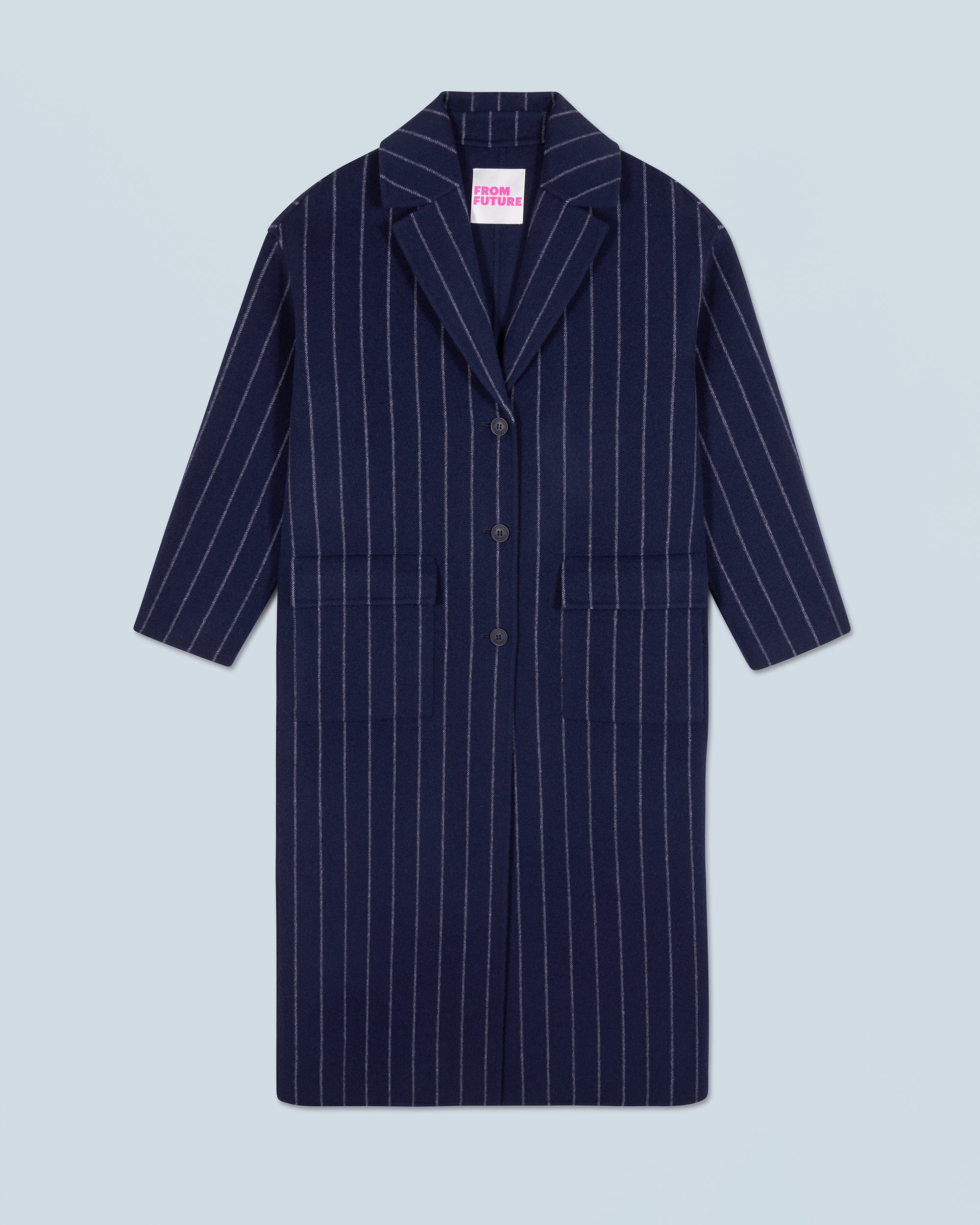 RAYURES NAVY / NEW / QTY : 26 / Outerwear Manteau Poches - Rayures Navy