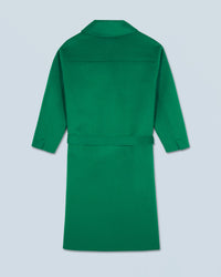 Manteau peignoir en laine - Mountain Green