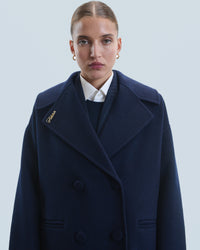 NAVY / NEW / QTY : 0 / Outerwear Manteau Double Boutonnage - Navy