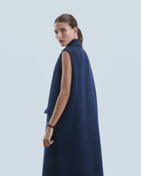 NAVY / NEW / QTY : 11 / Outerwear Manteau Sans Manches - Navy