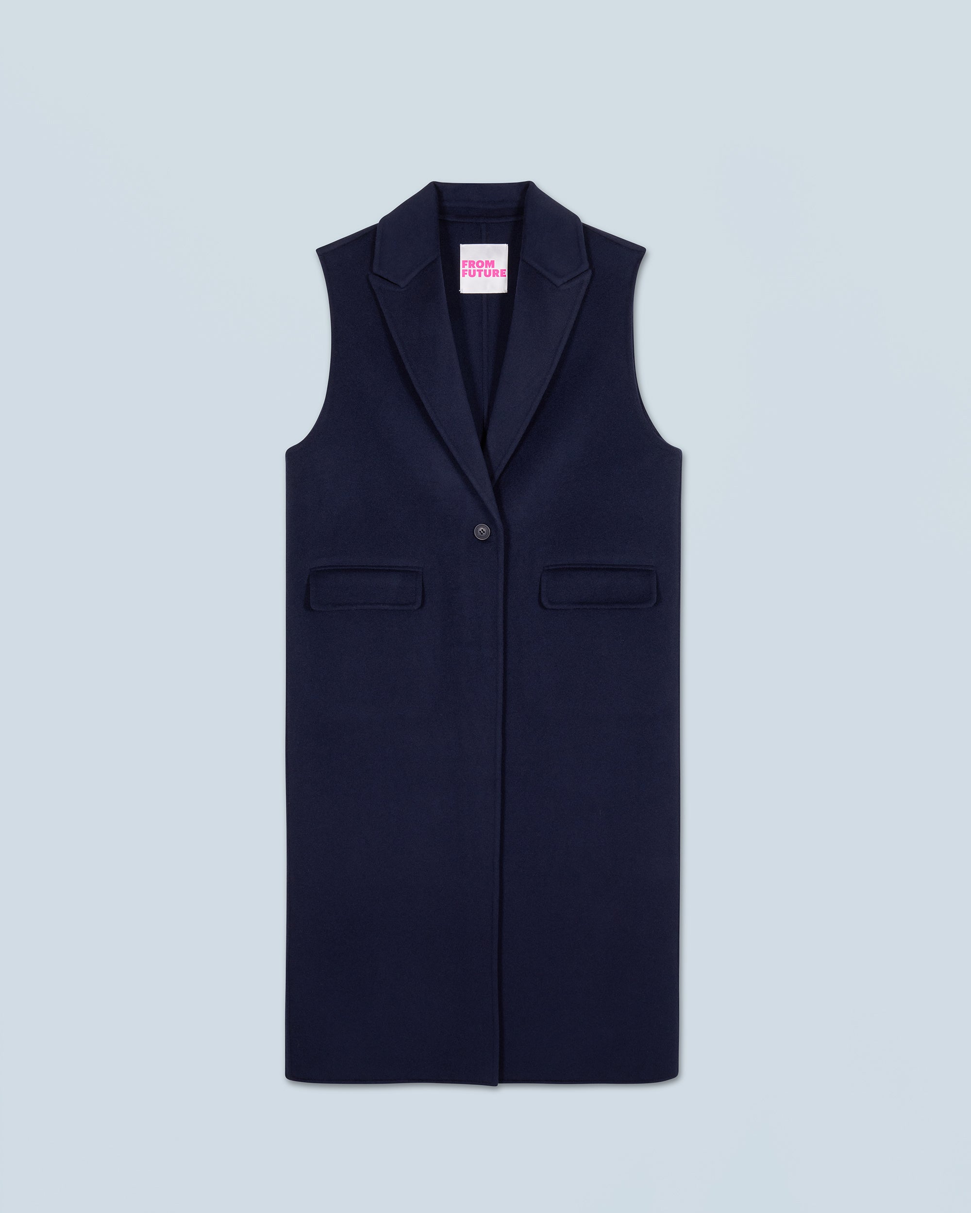 NAVY / NEW / QTY : 11 / Outerwear Manteau Sans Manches - Navy