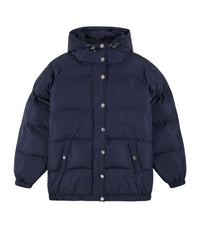 Doudoune mi-longue matelassée - Navy