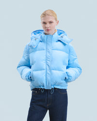BABY BLUE / NEW / QTY : 71 / Outerwear Doudoune Craquelée - Baby Blue