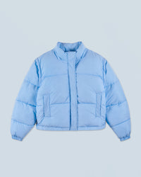 BABY BLUE / NEW / QTY : 71 / Outerwear Doudoune Craquelée - Baby Blue