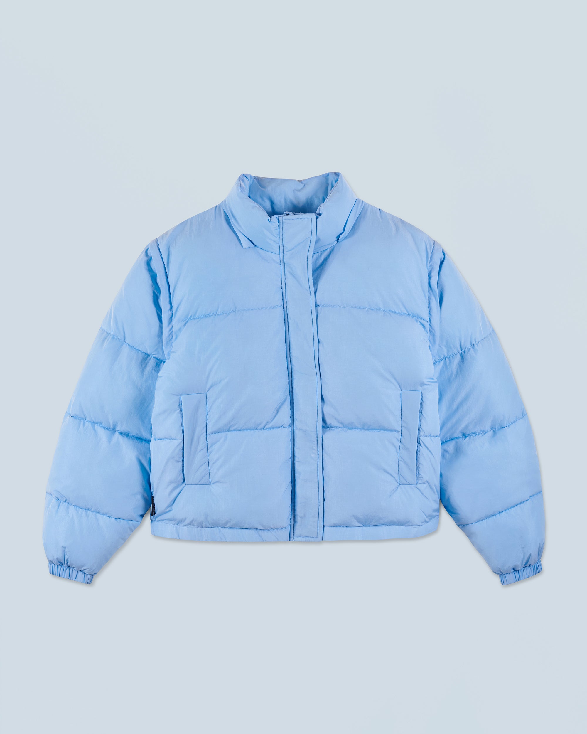 BABY BLUE / NEW / QTY : 71 / Outerwear Doudoune Craquelée - Baby Blue