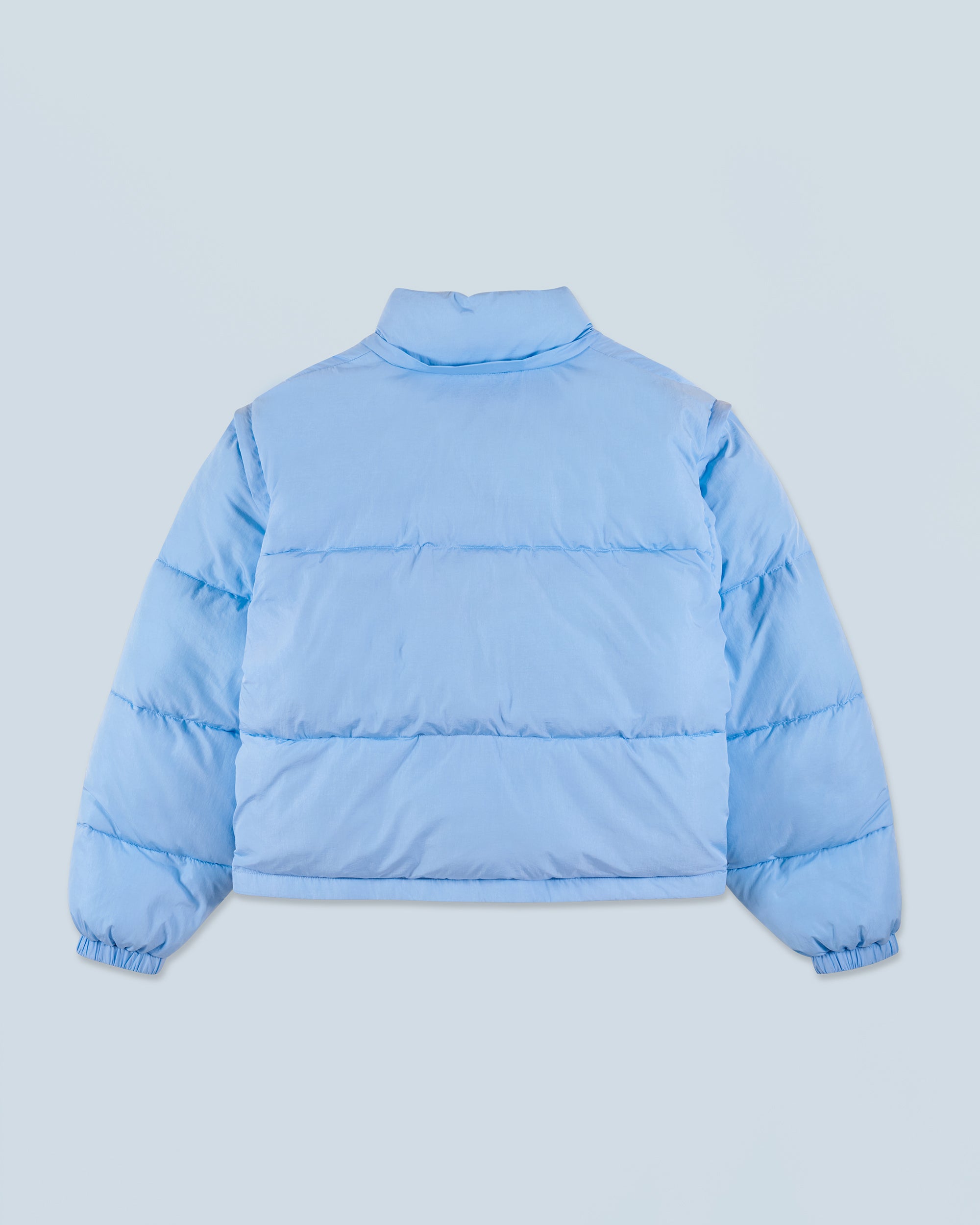 BABY BLUE / NEW / QTY : 71 / Outerwear Doudoune Craquelée - Baby Blue