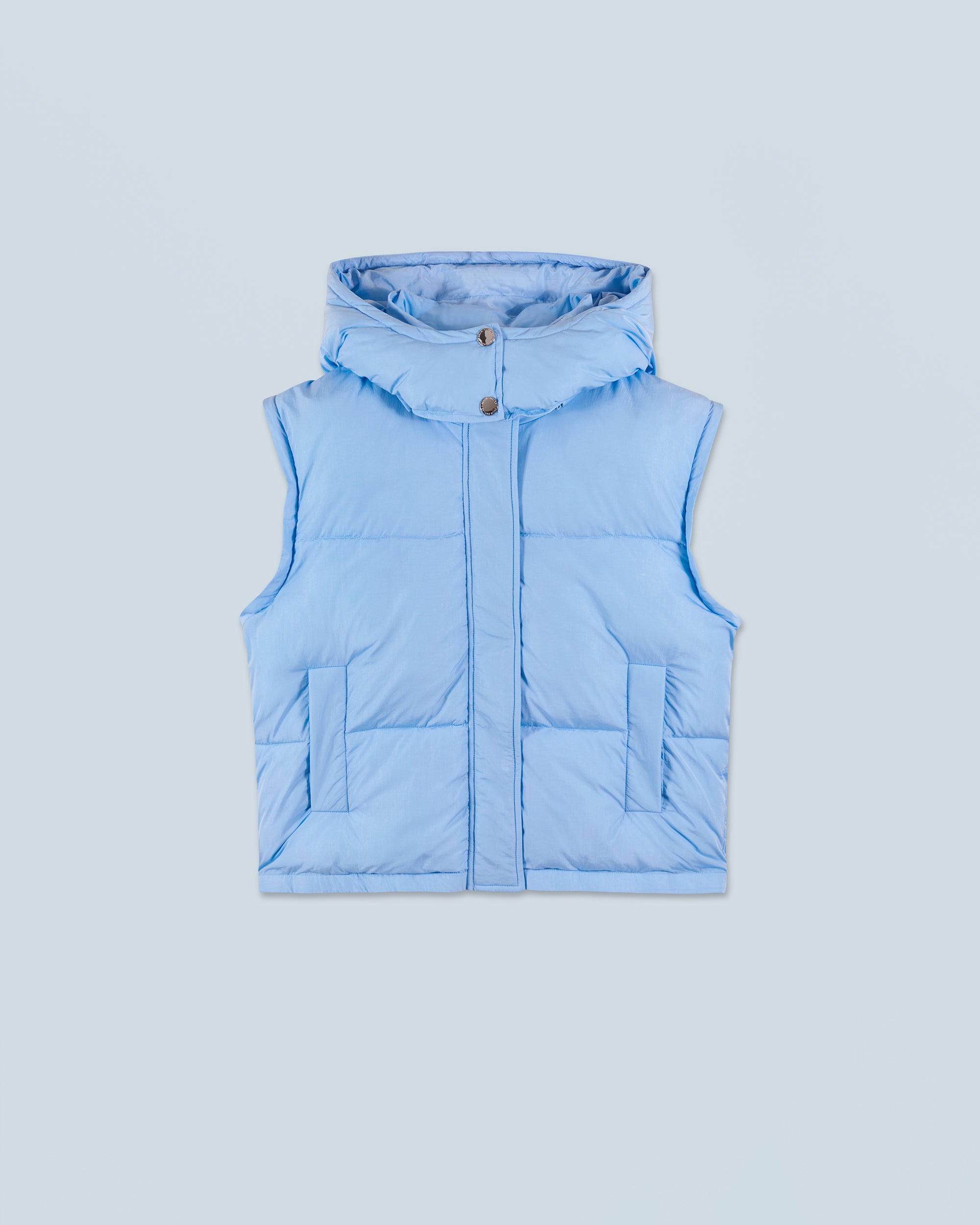 BABY BLUE / NEW / QTY : 71 / Outerwear Doudoune Craquelée - Baby Blue