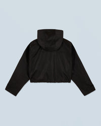 Parka courte à capuche - Noir