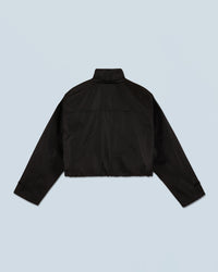 Parka courte à capuche - Noir