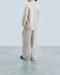 Veste caban en laine - Sable