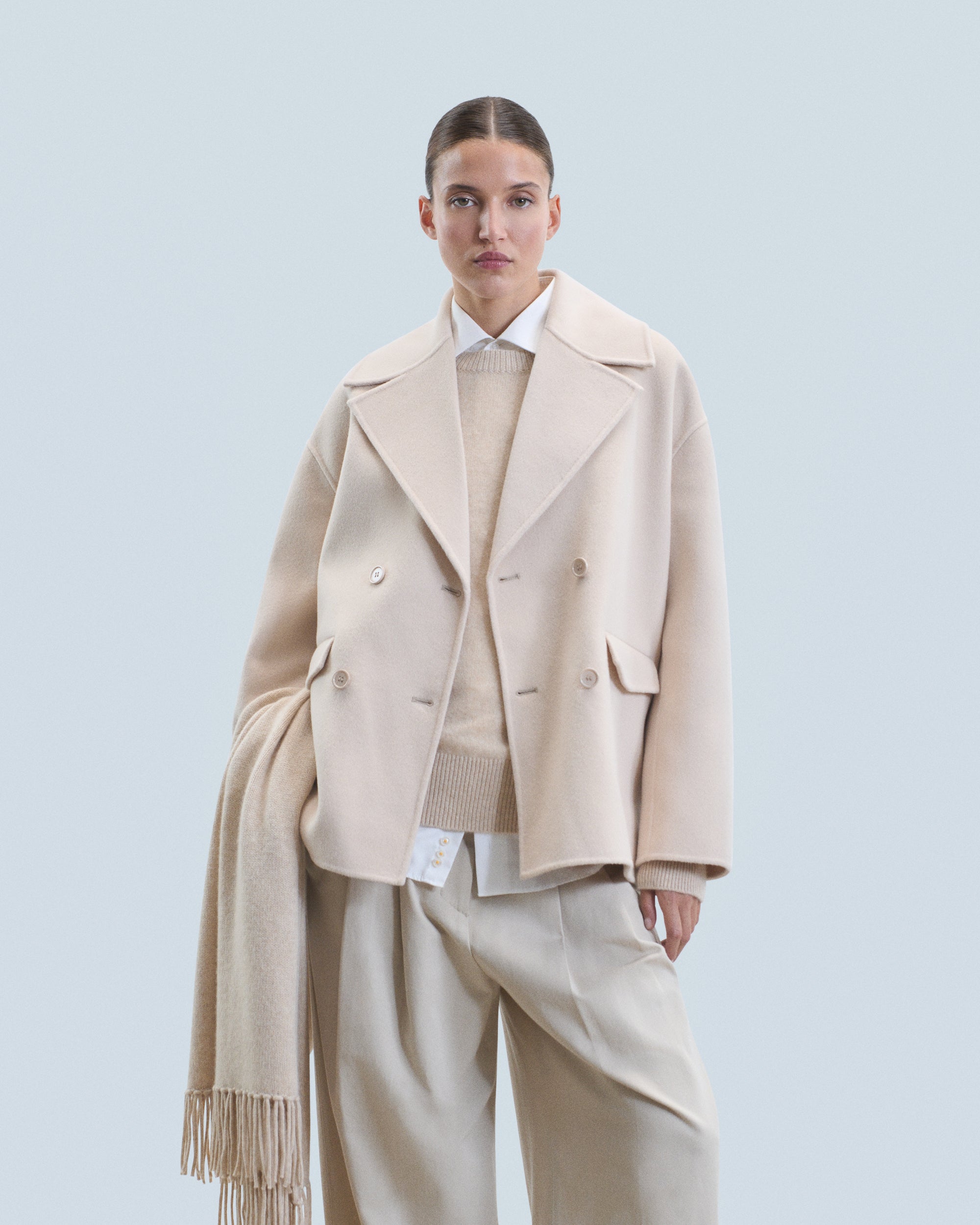 SABLE / NEW / QTY : 11 / Outerwear Veste Caban - Sable