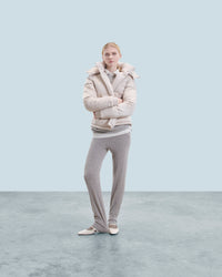 SABLE / NEW / QTY : 48 / Outerwear Doudoune Doublure Cachemire - Sable
