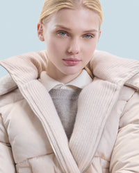 SABLE / NEW / QTY : 48 / Outerwear Doudoune Doublure Cachemire - Sable