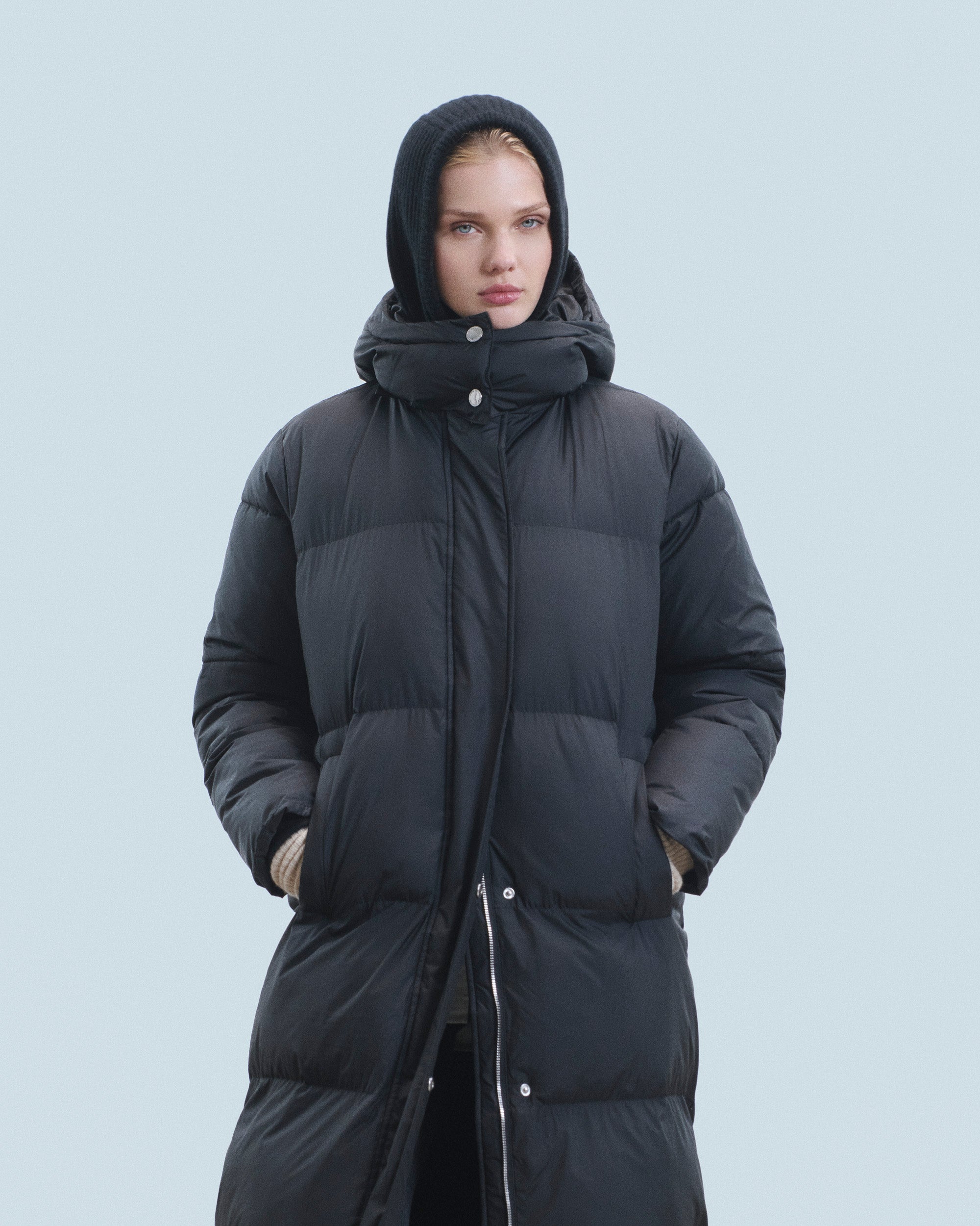 NOIR / NEW / QTY : 37 / Outerwear Doudoune Longue - Noir