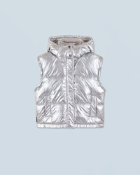 SILVER / NEW / QTY : 18 / Outerwear Doudoune Craquelée - Silver
