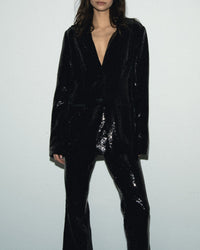 Pantalon large tailoring - Noir