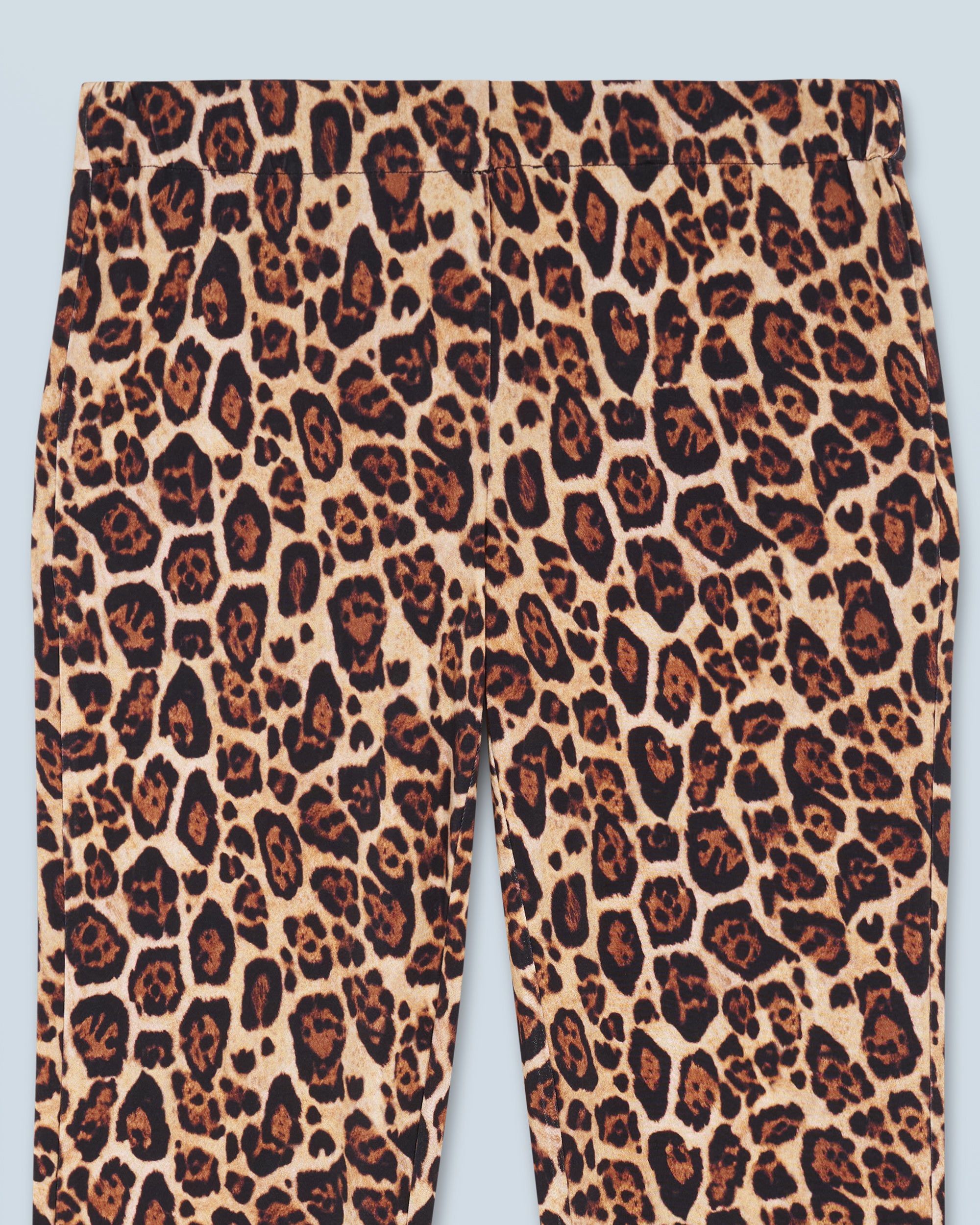HOT LEOPARD / NEW / QTY : 27 / Pantalon Flare Jersey - Hot Leopard