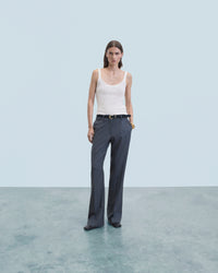 RAYURES GRIS / NEW / QTY : 14 / Pantalon Large Tailoring - Rayures Gris