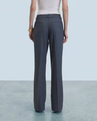 RAYURES GRIS / NEW / QTY : 14 / Pantalon Large Tailoring - Rayures Gris