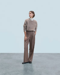 TAUPE / NEW / QTY : 26 / Pantalon Large Tailoring - Taupe