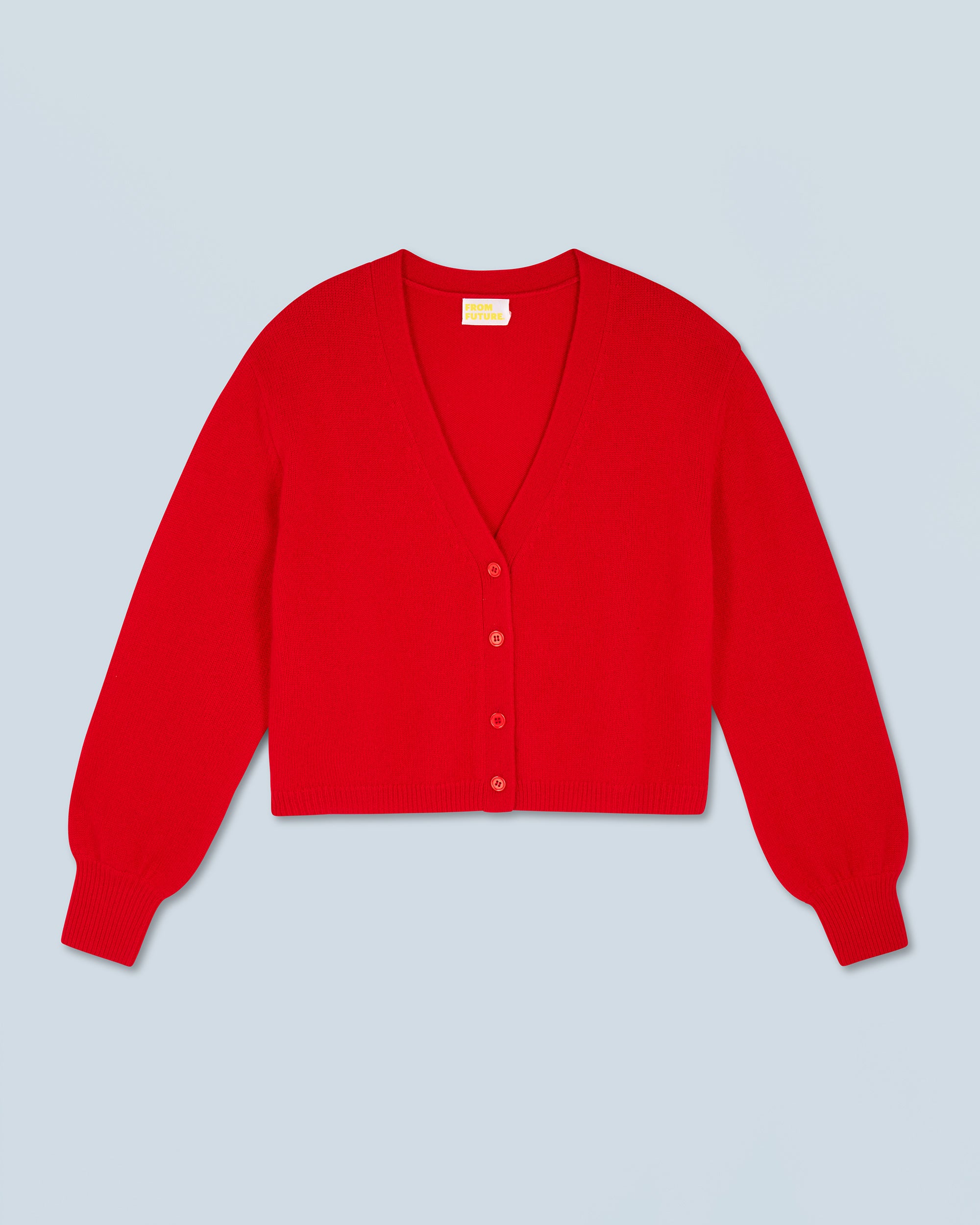 HOT RED / NEW / QTY : 3 / Pull Cardigan - Hot Red