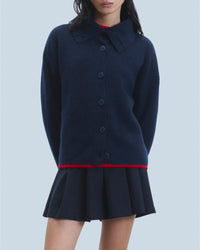 Cardigan en cachemire - Navy