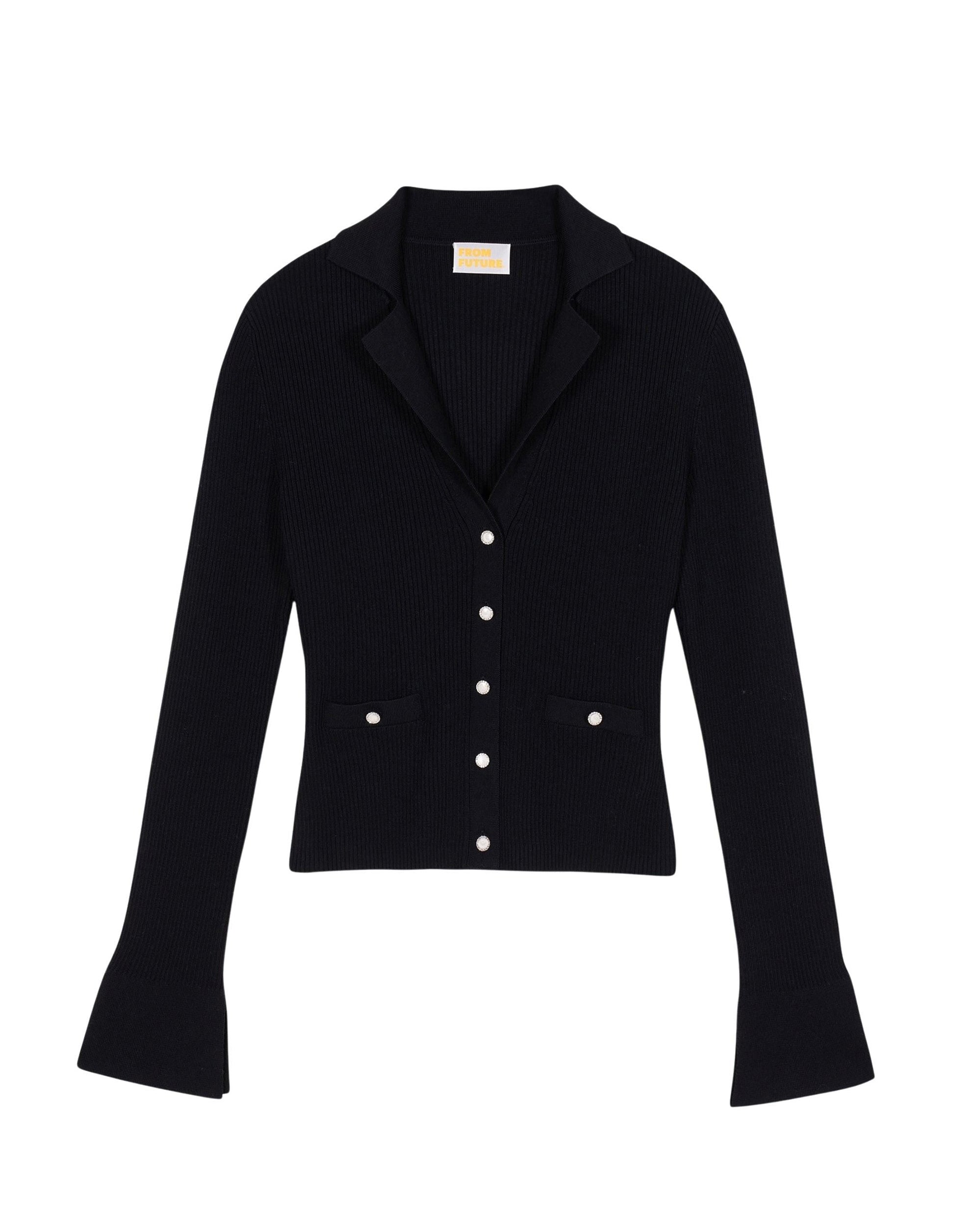 Cardigan en laine - Noir