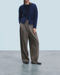 Cardigan en alpaga - Navy