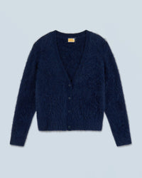 NAVY / NEW / QTY : 36 / Pull Cardigan Alpaga - Navy