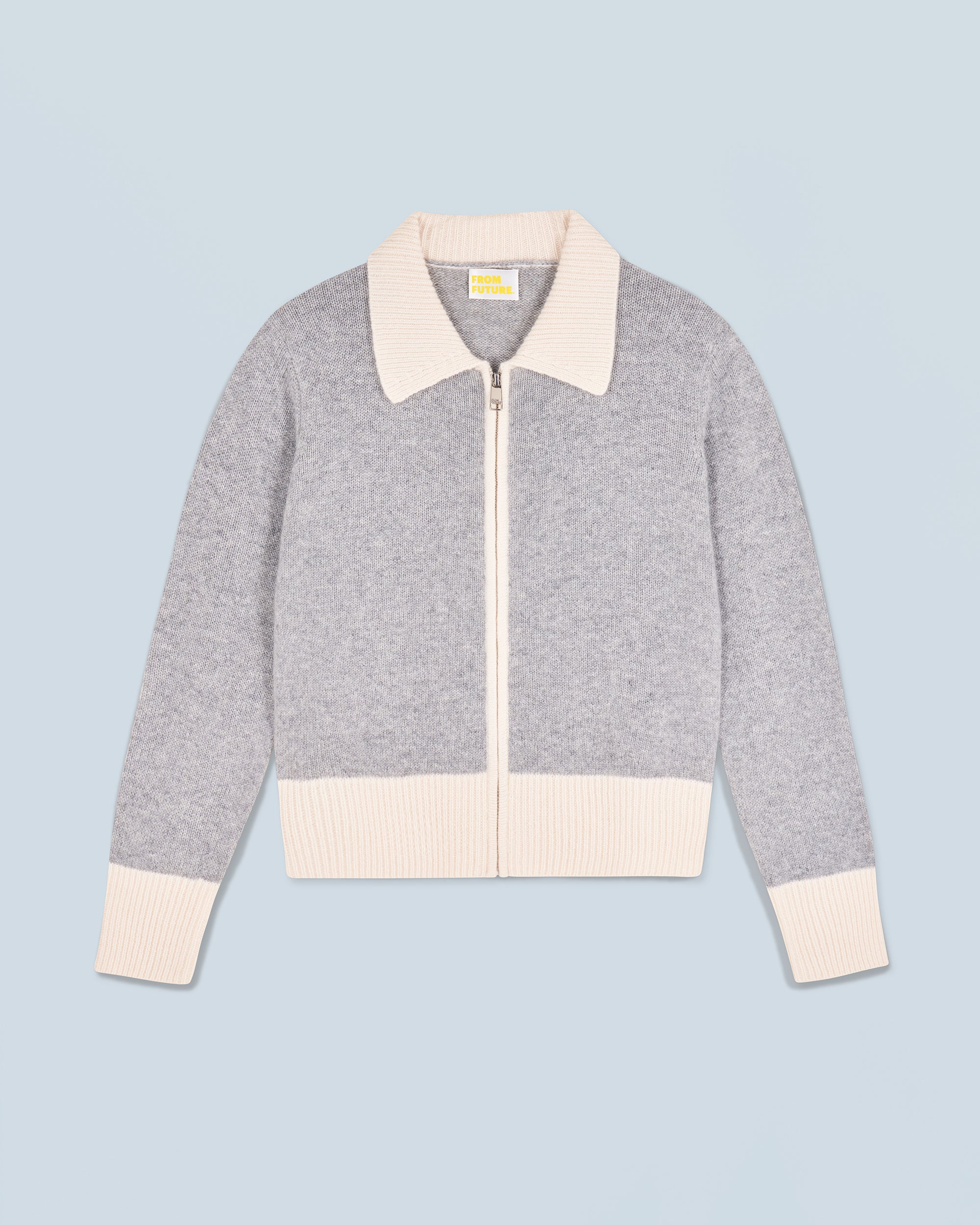 GRIS CHINE FONCE / NEW / QTY : 2 / Pull Gilet - Gris Chine Fonce
