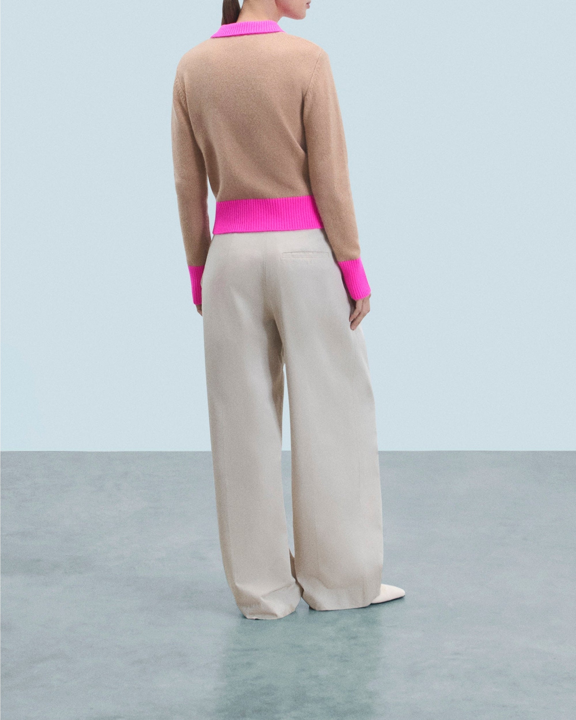 Gilet en cachemire - Camel