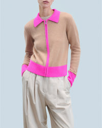 Gilet en cachemire - Camel