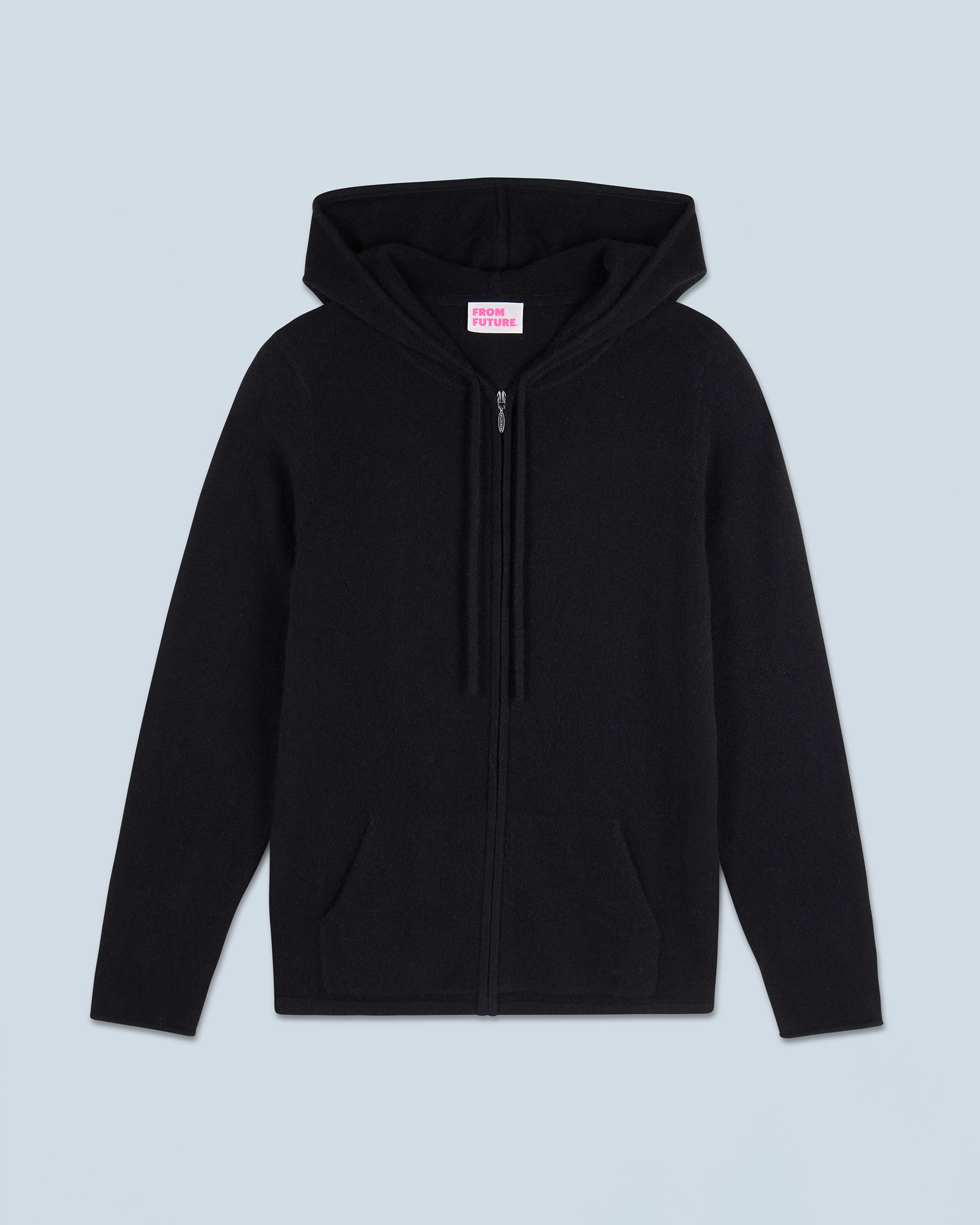 NOIR / NEW / QTY : 1 / Pull Hoodie Zippé - Noir
