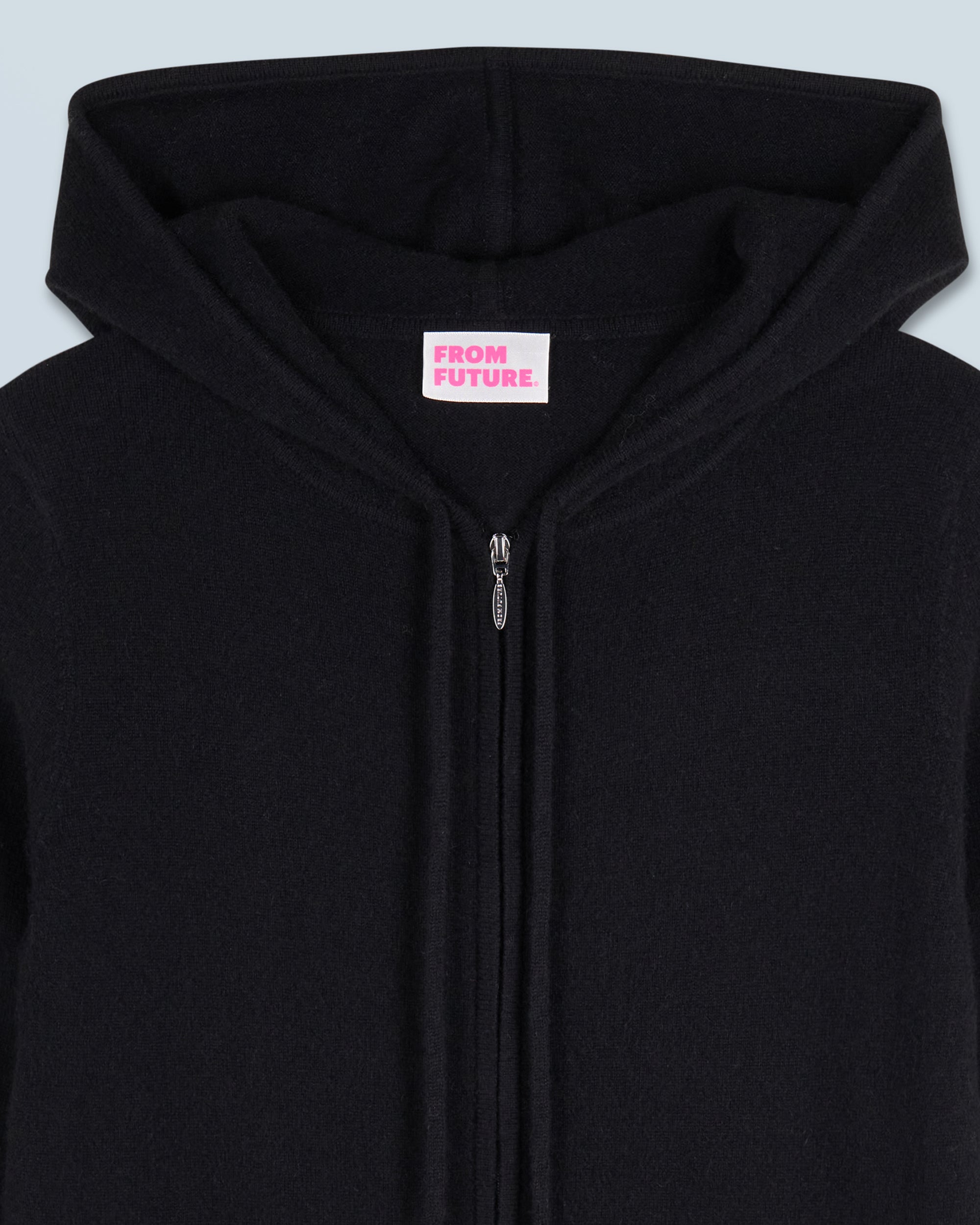 NOIR / NEW / QTY : 1 / Pull Hoodie Zippé - Noir
