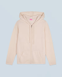 ECRU / NEW / QTY : 10 / Pull Hoodie Zippé - Ecru