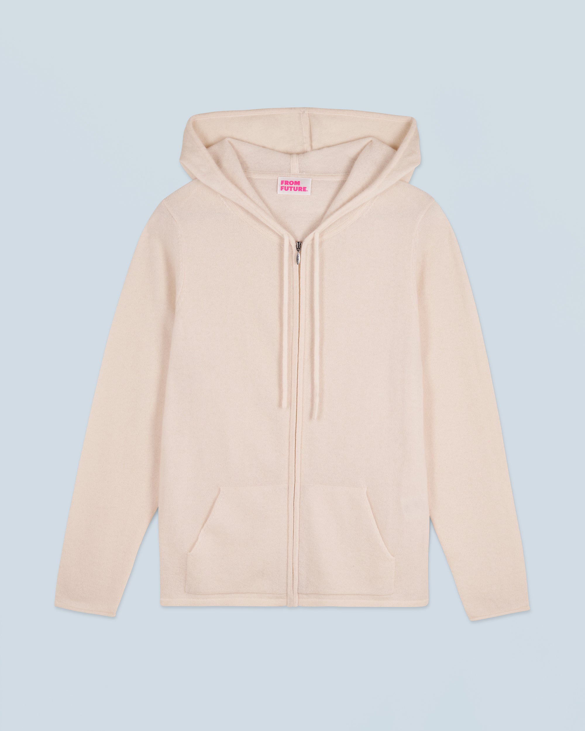 ECRU / NEW / QTY : 10 / Pull Hoodie Zippé - Ecru