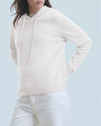 Hoodie en cachemire - Gris Chiné Clair