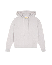 Hoodie en cachemire - Gris Chiné Clair