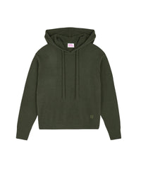 Hoodie en cachemire - Kaki