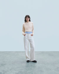 ECRU CHINE / NEW / QTY : 2 / Pull Hoodie - Ecru Chine