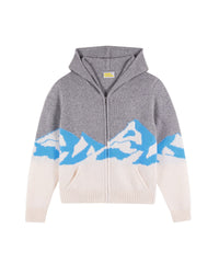 Hoodie Montagne en cachemire - Ecru